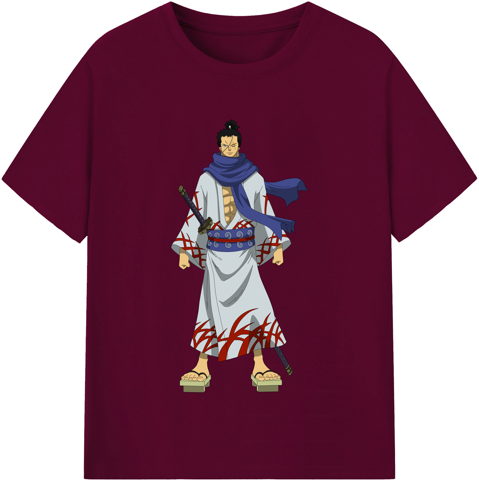 ワンピース ロロノア・ゾロ ONE PIECE Roronoa Zoro レディースカジュアルプリントTシャツ（綿100％）